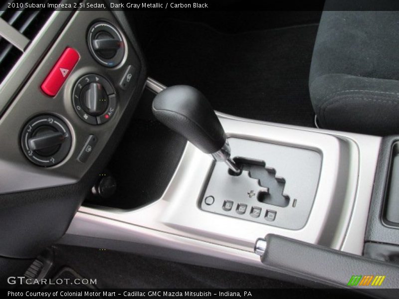 Dark Gray Metallic / Carbon Black 2010 Subaru Impreza 2.5i Sedan