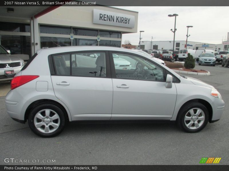 Brilliant Silver Metallic / Charcoal 2007 Nissan Versa S