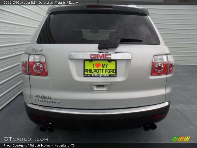 Quicksilver Metallic / Ebony 2009 GMC Acadia SLT