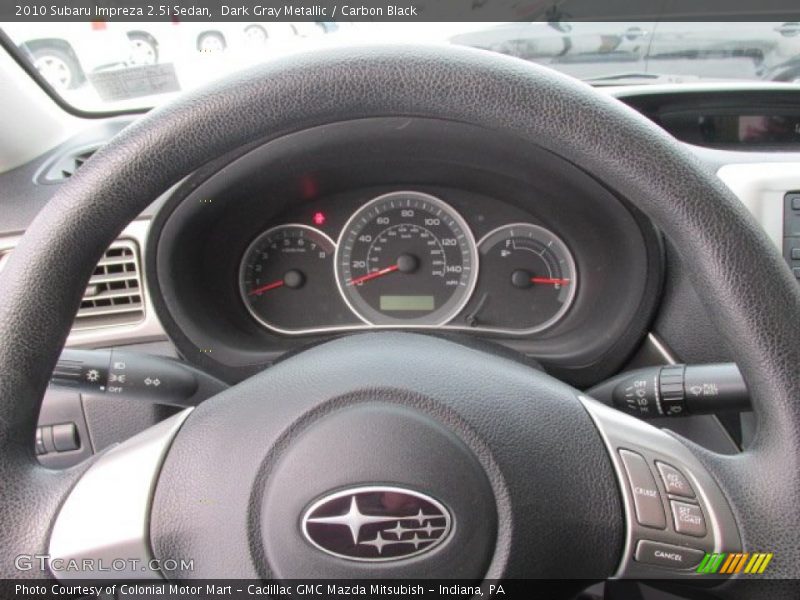 Dark Gray Metallic / Carbon Black 2010 Subaru Impreza 2.5i Sedan