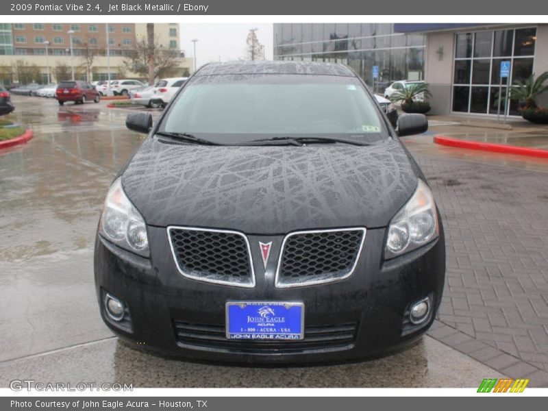 Jet Black Metallic / Ebony 2009 Pontiac Vibe 2.4