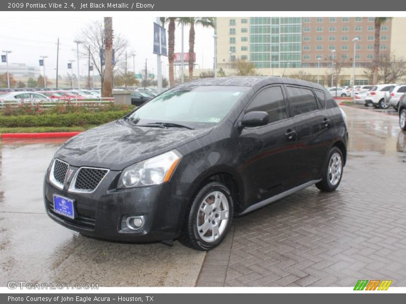 Jet Black Metallic / Ebony 2009 Pontiac Vibe 2.4