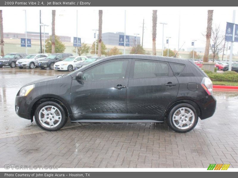 Jet Black Metallic / Ebony 2009 Pontiac Vibe 2.4