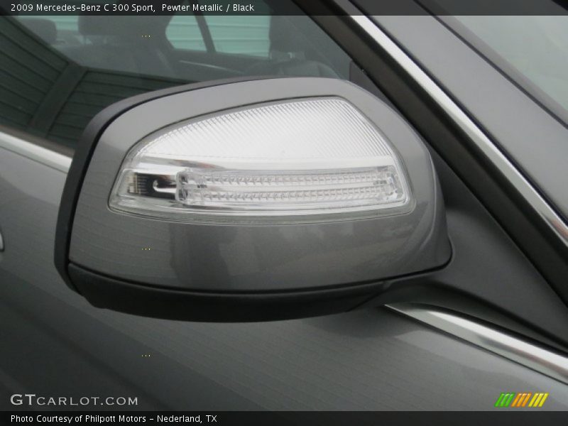 Pewter Metallic / Black 2009 Mercedes-Benz C 300 Sport