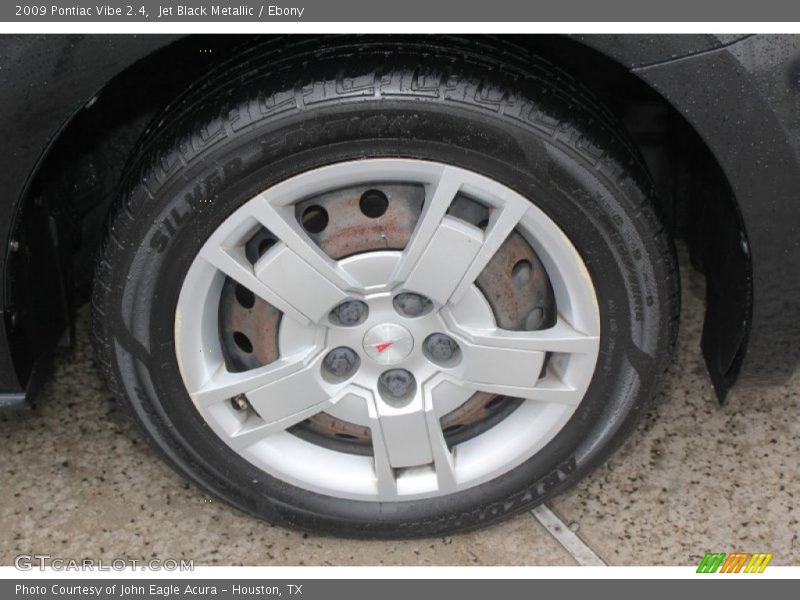 Jet Black Metallic / Ebony 2009 Pontiac Vibe 2.4