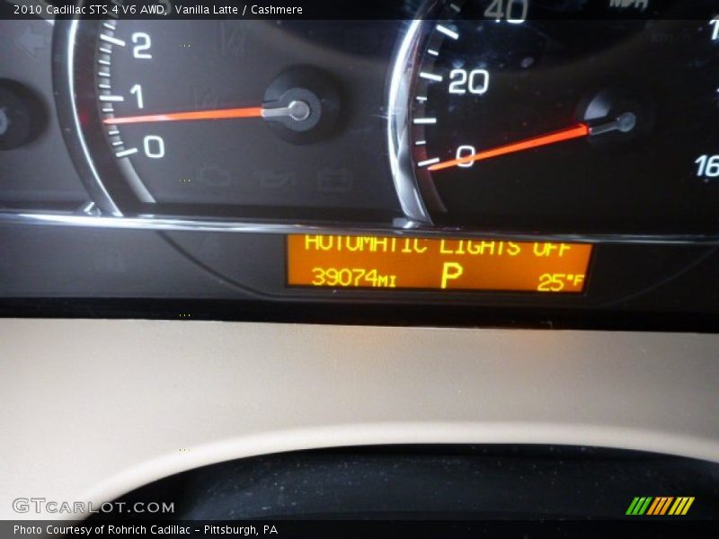 Vanilla Latte / Cashmere 2010 Cadillac STS 4 V6 AWD