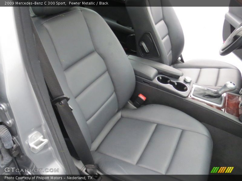 Pewter Metallic / Black 2009 Mercedes-Benz C 300 Sport