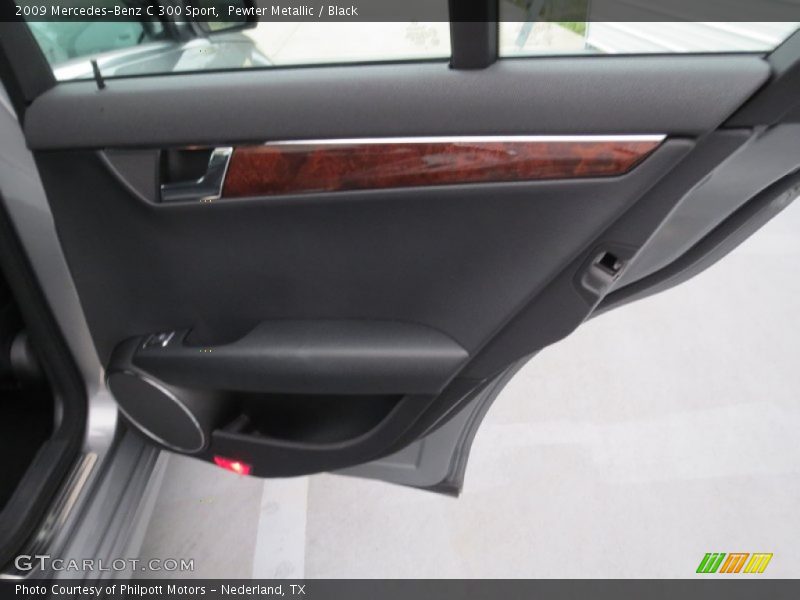 Pewter Metallic / Black 2009 Mercedes-Benz C 300 Sport