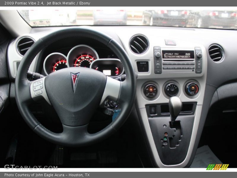 Jet Black Metallic / Ebony 2009 Pontiac Vibe 2.4