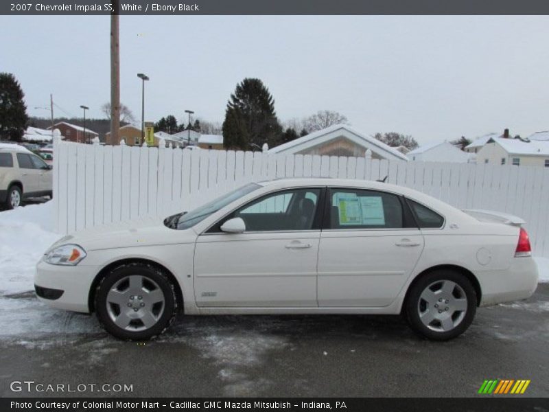 White / Ebony Black 2007 Chevrolet Impala SS