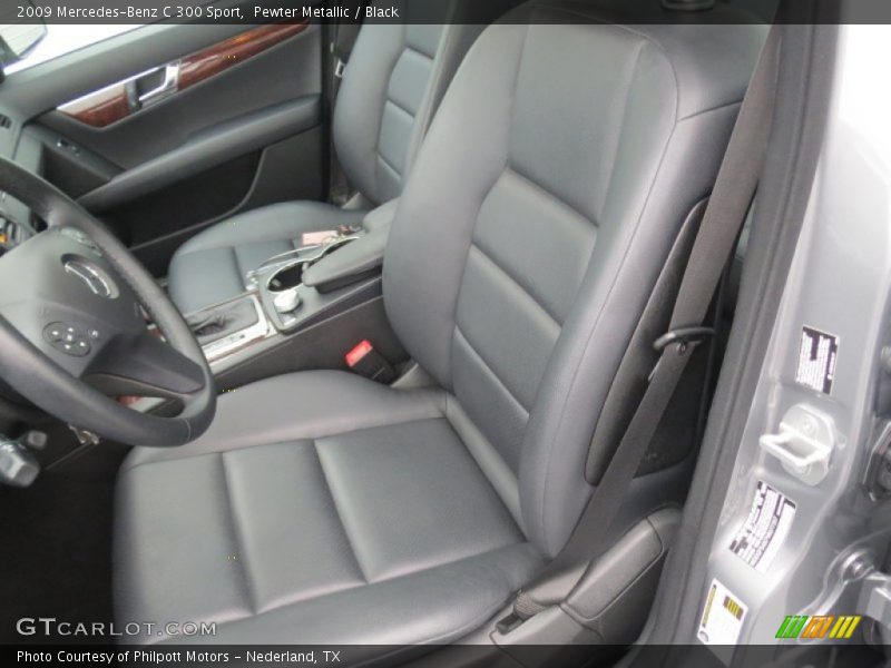 Pewter Metallic / Black 2009 Mercedes-Benz C 300 Sport