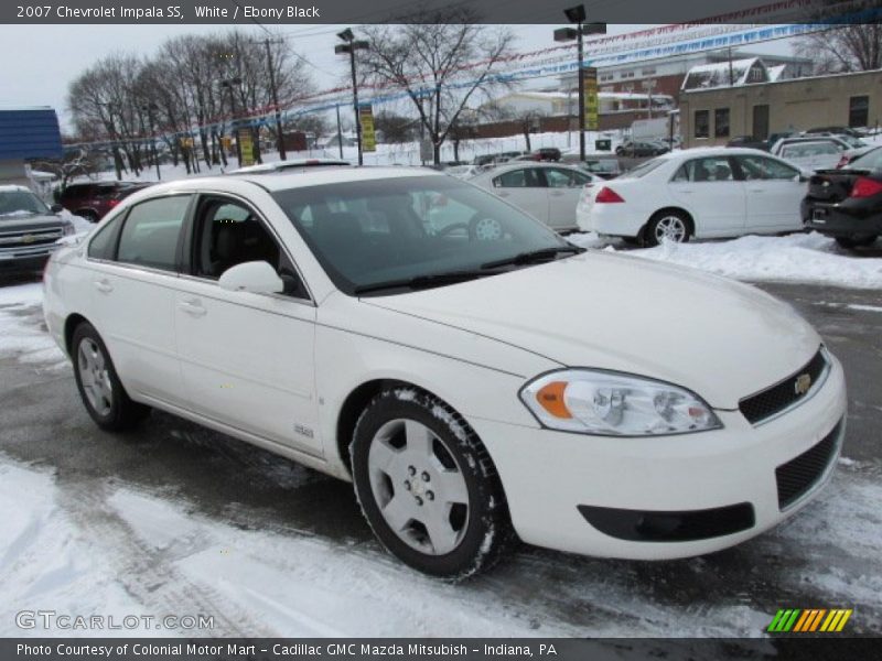 White / Ebony Black 2007 Chevrolet Impala SS