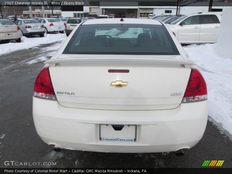 White / Ebony Black 2007 Chevrolet Impala SS