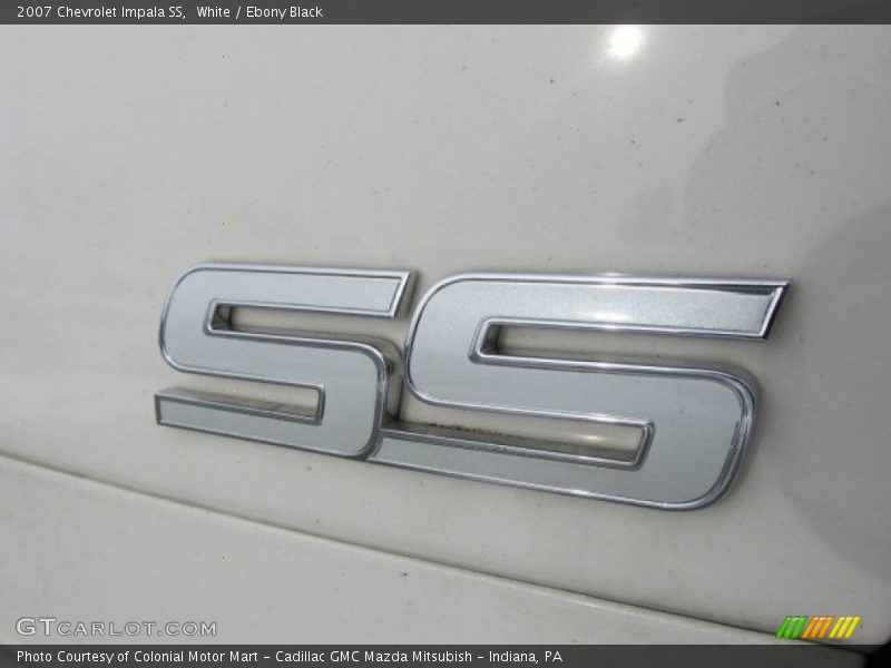 White / Ebony Black 2007 Chevrolet Impala SS