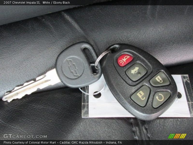 White / Ebony Black 2007 Chevrolet Impala SS