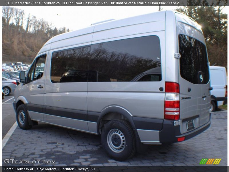 Brilliant Silver Metallic / Lima Black Fabric 2013 Mercedes-Benz Sprinter 2500 High Roof Passenger Van