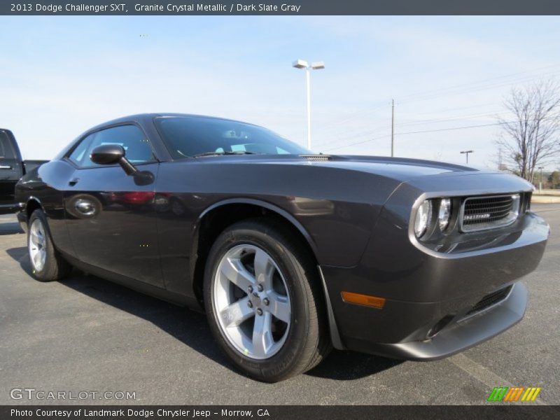 Granite Crystal Metallic / Dark Slate Gray 2013 Dodge Challenger SXT