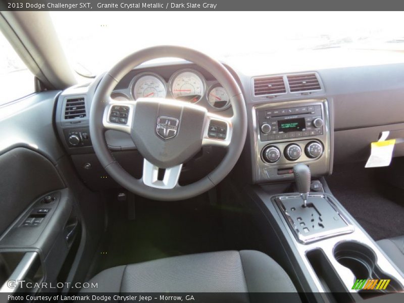 Granite Crystal Metallic / Dark Slate Gray 2013 Dodge Challenger SXT
