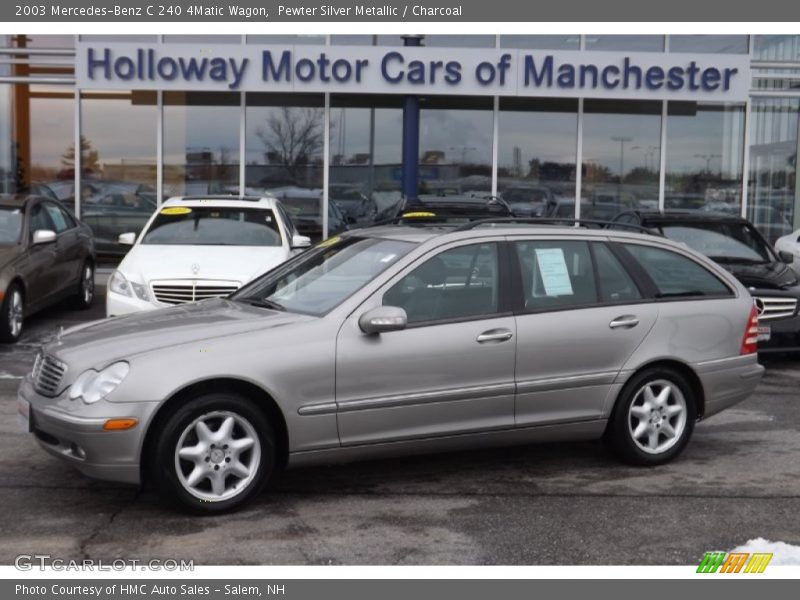 Pewter Silver Metallic / Charcoal 2003 Mercedes-Benz C 240 4Matic Wagon