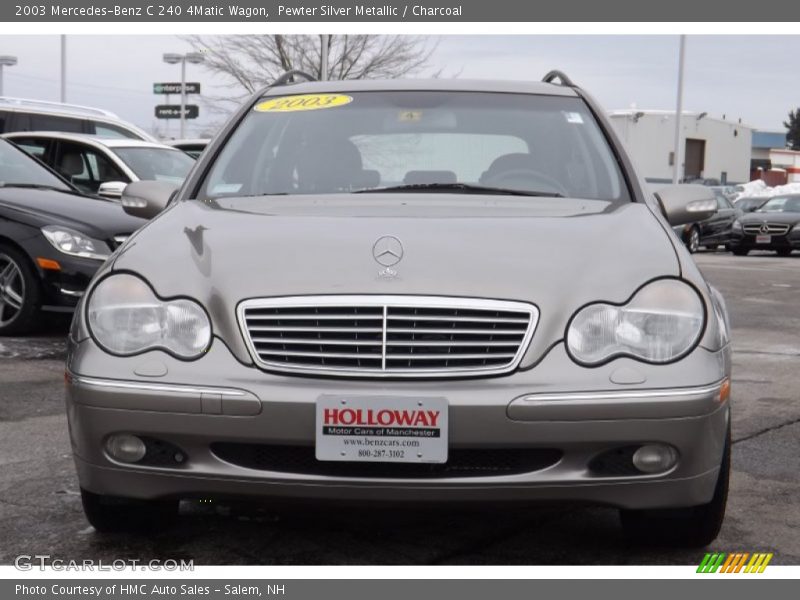 Pewter Silver Metallic / Charcoal 2003 Mercedes-Benz C 240 4Matic Wagon