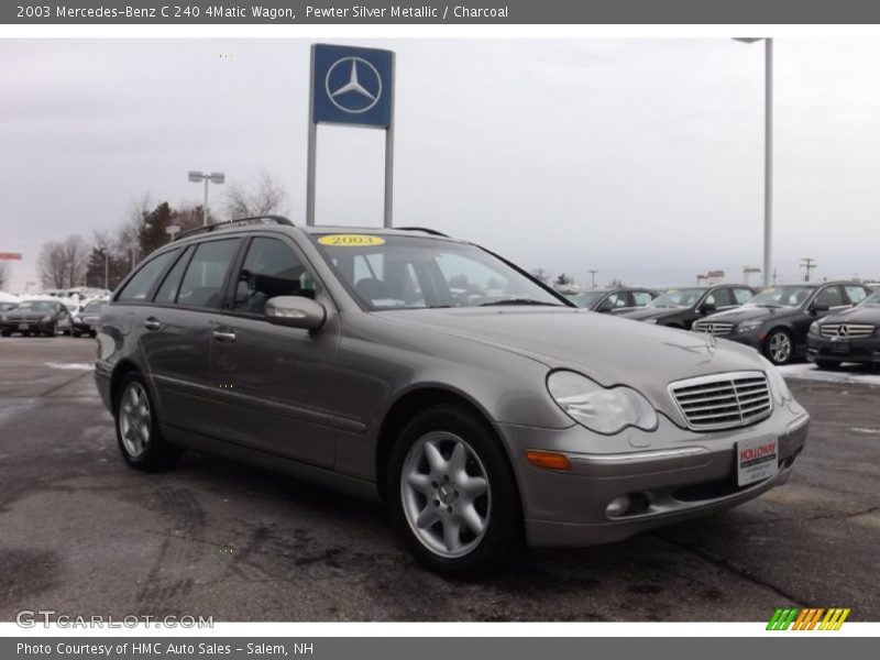 Pewter Silver Metallic / Charcoal 2003 Mercedes-Benz C 240 4Matic Wagon