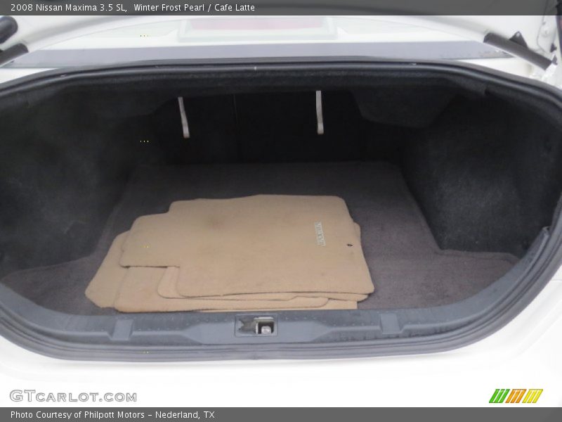 Winter Frost Pearl / Cafe Latte 2008 Nissan Maxima 3.5 SL