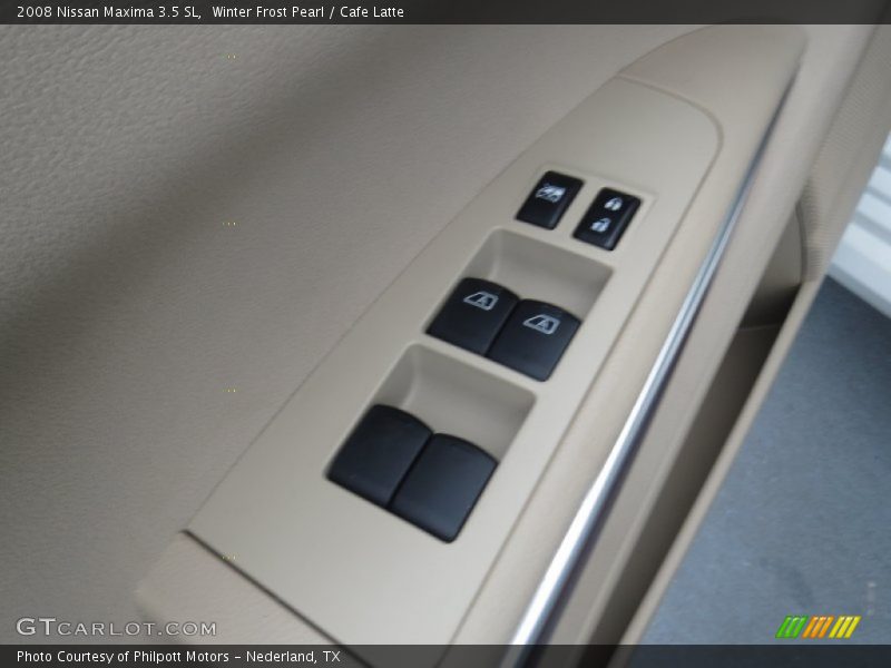 Winter Frost Pearl / Cafe Latte 2008 Nissan Maxima 3.5 SL