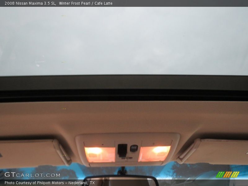 Winter Frost Pearl / Cafe Latte 2008 Nissan Maxima 3.5 SL