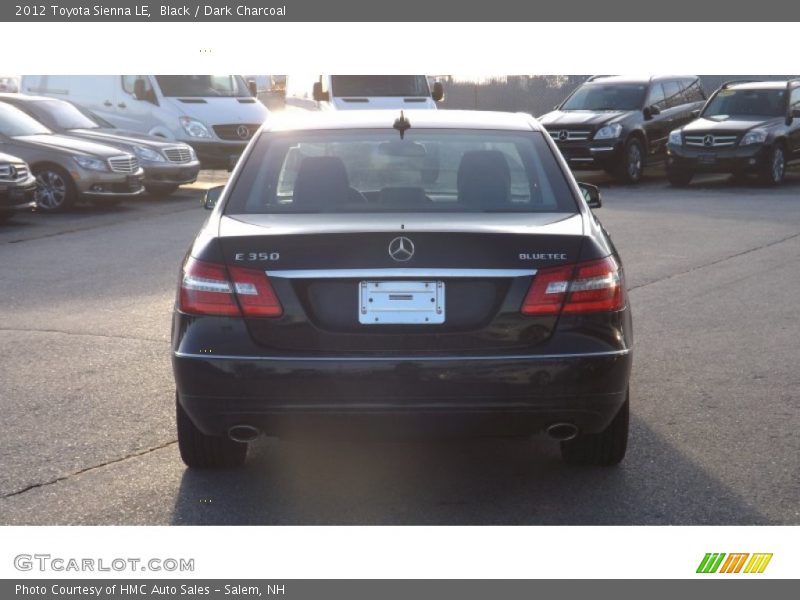 Black / Dark Charcoal 2012 Toyota Sienna LE