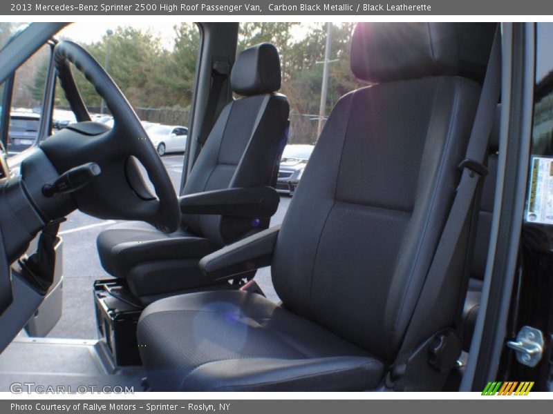  2013 Sprinter 2500 High Roof Passenger Van Black Leatherette Interior