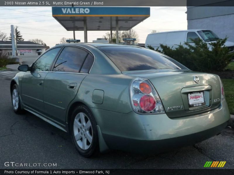 Mystic Emerald Green / Blond 2003 Nissan Altima 2.5 SL
