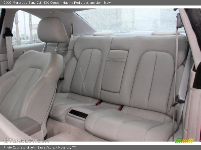 Magma Red / designo Light Brown 2002 Mercedes-Benz CLK 430 Coupe