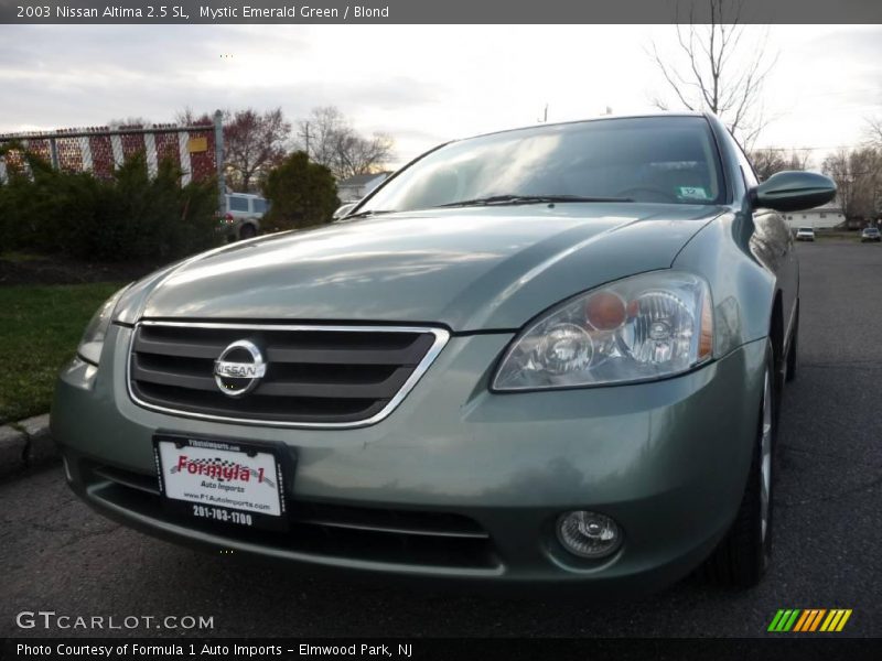 Mystic Emerald Green / Blond 2003 Nissan Altima 2.5 SL