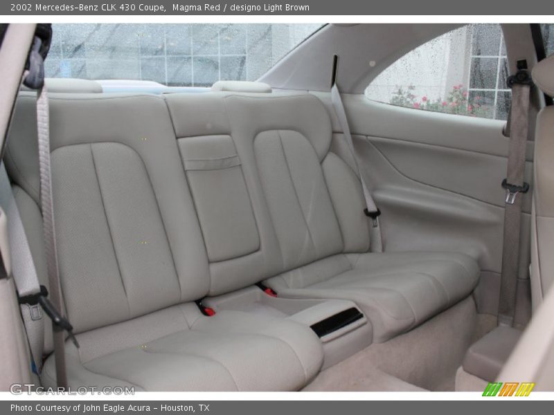 Magma Red / designo Light Brown 2002 Mercedes-Benz CLK 430 Coupe