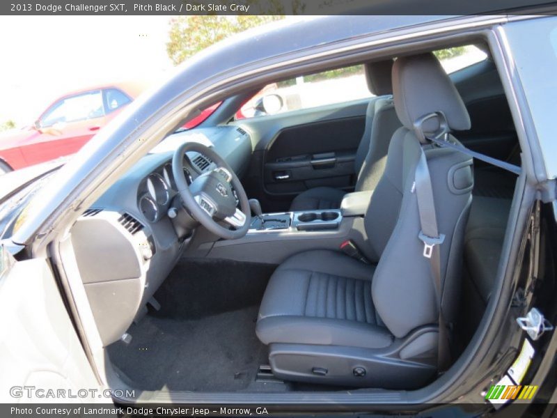 Pitch Black / Dark Slate Gray 2013 Dodge Challenger SXT