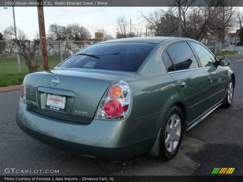 Mystic Emerald Green / Blond 2003 Nissan Altima 2.5 SL