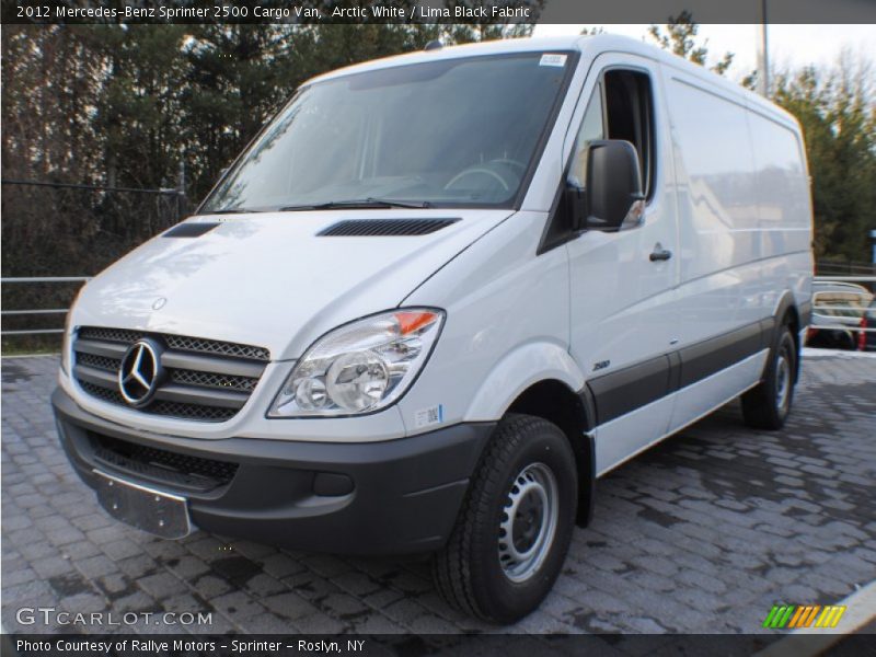 Arctic White / Lima Black Fabric 2012 Mercedes-Benz Sprinter 2500 Cargo Van