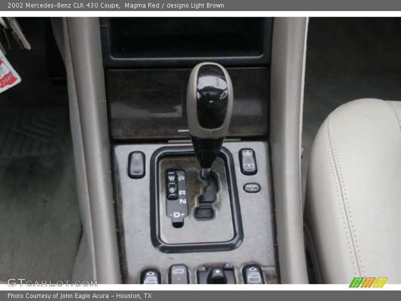 Magma Red / designo Light Brown 2002 Mercedes-Benz CLK 430 Coupe