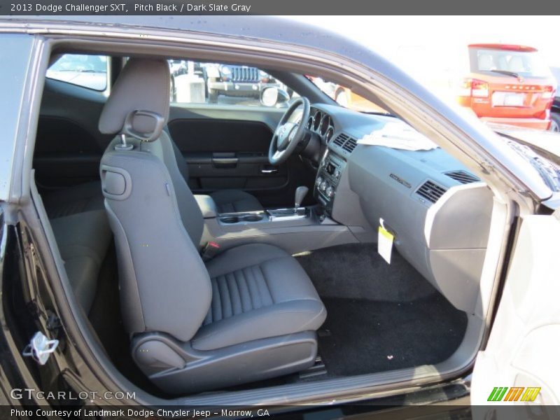 Pitch Black / Dark Slate Gray 2013 Dodge Challenger SXT
