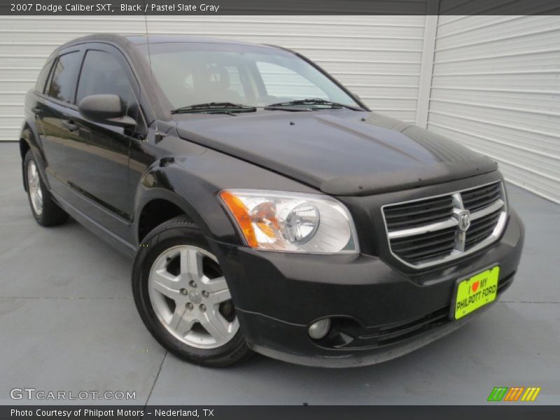 Black / Pastel Slate Gray 2007 Dodge Caliber SXT
