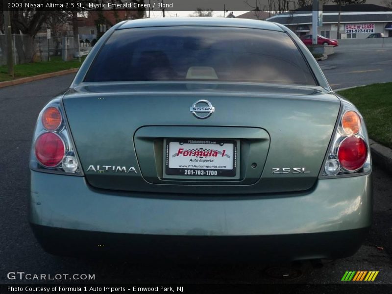 Mystic Emerald Green / Blond 2003 Nissan Altima 2.5 SL