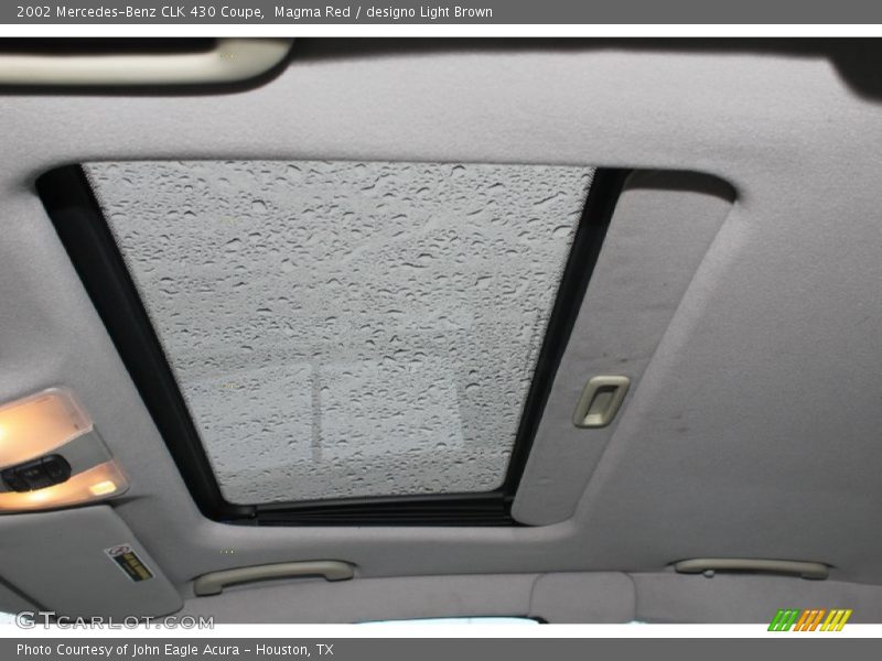 Magma Red / designo Light Brown 2002 Mercedes-Benz CLK 430 Coupe