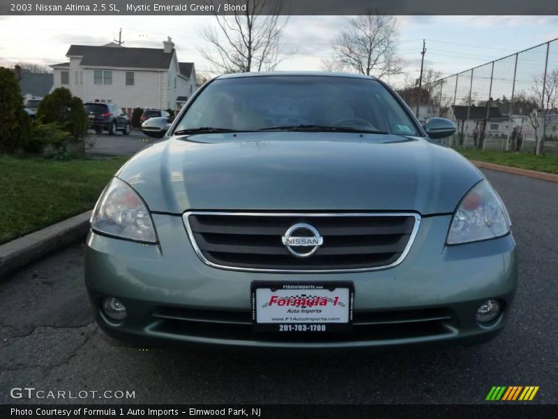 Mystic Emerald Green / Blond 2003 Nissan Altima 2.5 SL