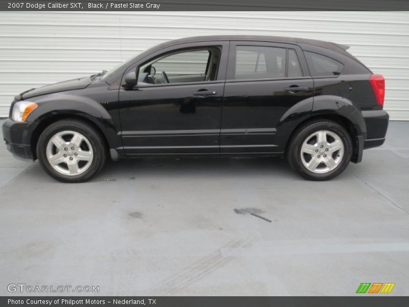 Black / Pastel Slate Gray 2007 Dodge Caliber SXT
