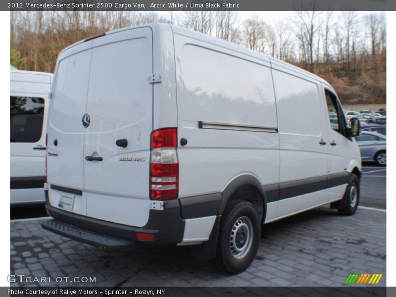 Arctic White / Lima Black Fabric 2012 Mercedes-Benz Sprinter 2500 Cargo Van
