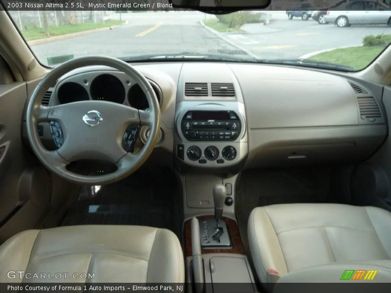 Mystic Emerald Green / Blond 2003 Nissan Altima 2.5 SL