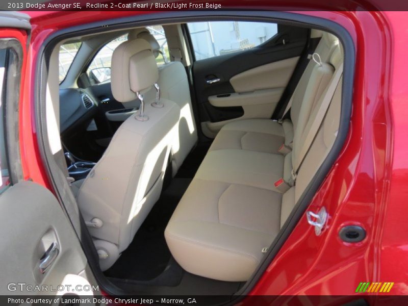 Redline 2-Coat Pearl / Black/Light Frost Beige 2013 Dodge Avenger SE