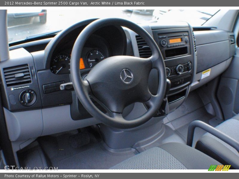 Arctic White / Lima Black Fabric 2012 Mercedes-Benz Sprinter 2500 Cargo Van