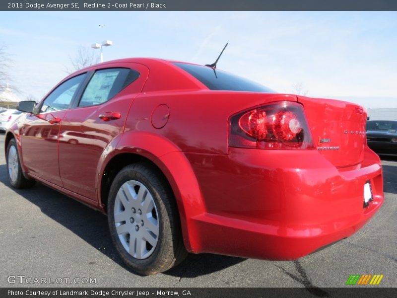 Redline 2-Coat Pearl / Black 2013 Dodge Avenger SE