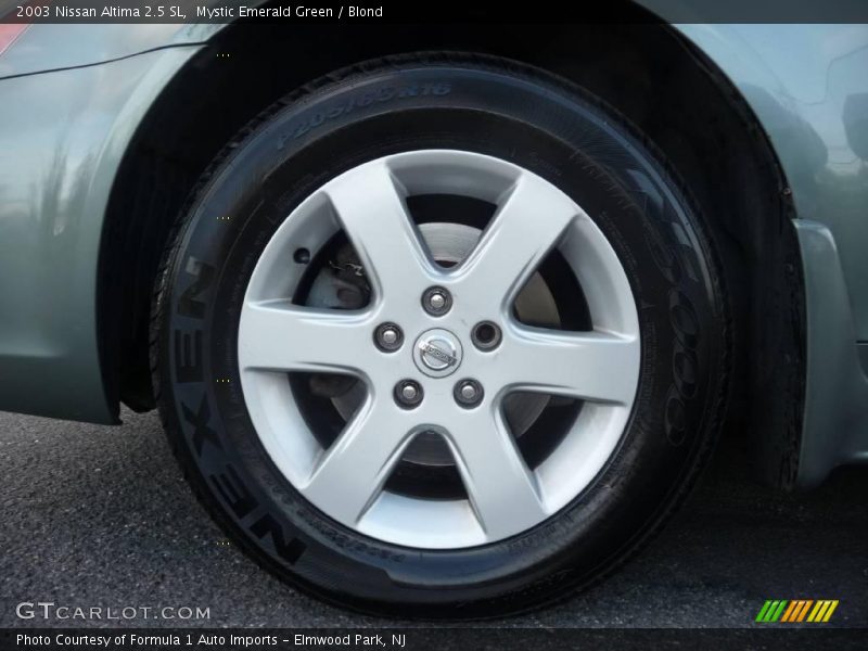 Mystic Emerald Green / Blond 2003 Nissan Altima 2.5 SL